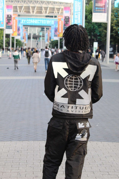 GNG reflective windbreaker bottoms