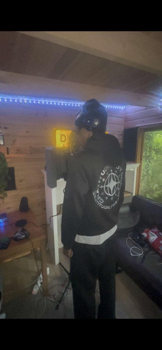 GNG flared tracksuit hoodie