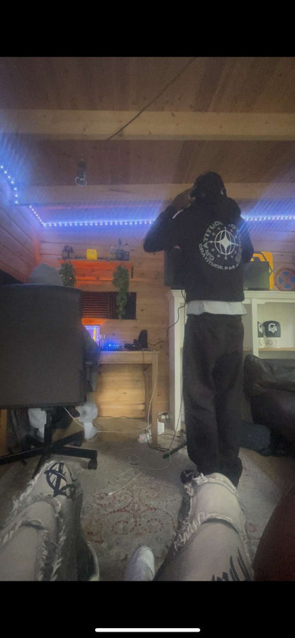 GNG flared tracksuit hoodie