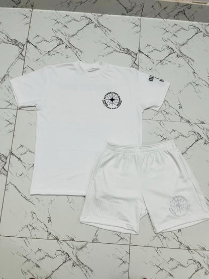 GNG ESSENTIAL SHORT SET PANDA WHITE